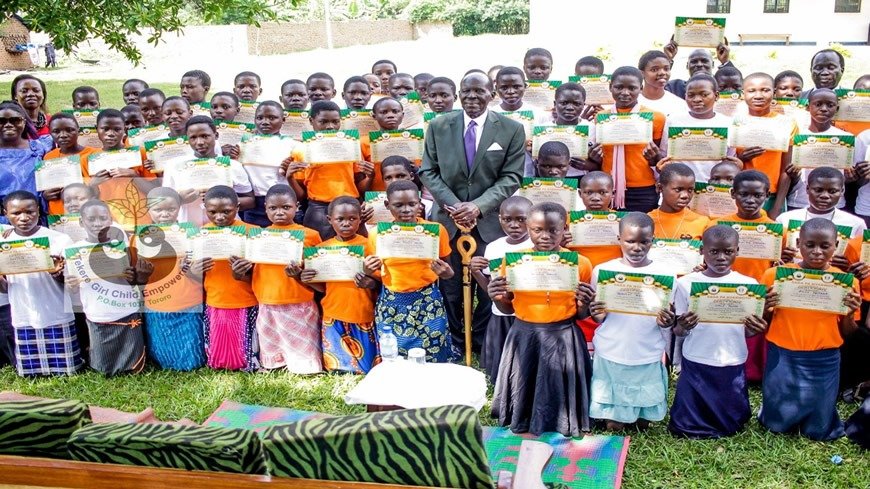 Girls learning in a classroom