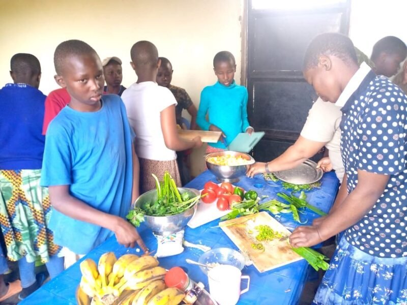 Youth cooking and nutrition training